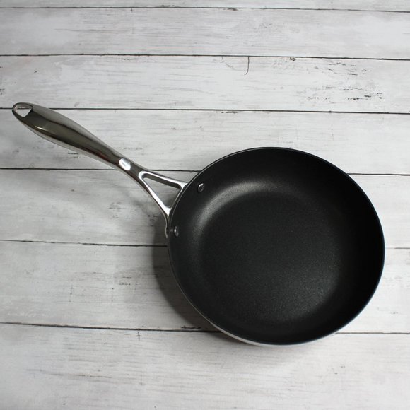 NEW Tupperware Chef Series Non Stick 8" Open Fry Pan Stainless Steel - Picture 4 of 7